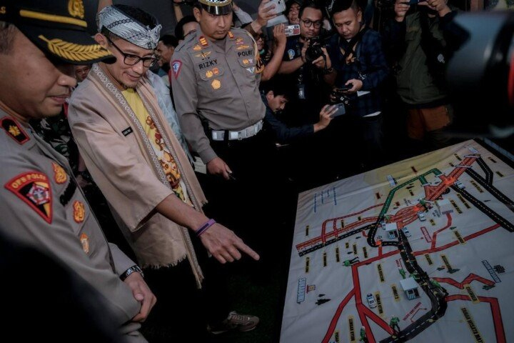 Menparekraf Tinjau Kesiapan Jalur Wisata Hadapi Libur Lebaran&nbsp;2024