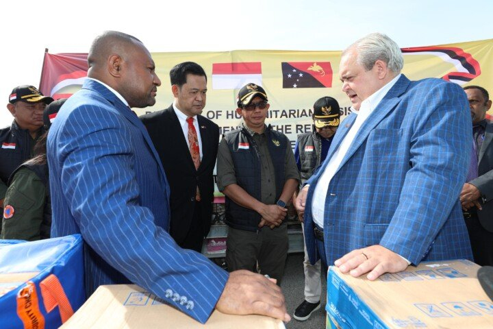 Bantuan Kemanusiaan Indonesia untuk Papua Nugini Tiba di Port&nbsp;Moresby