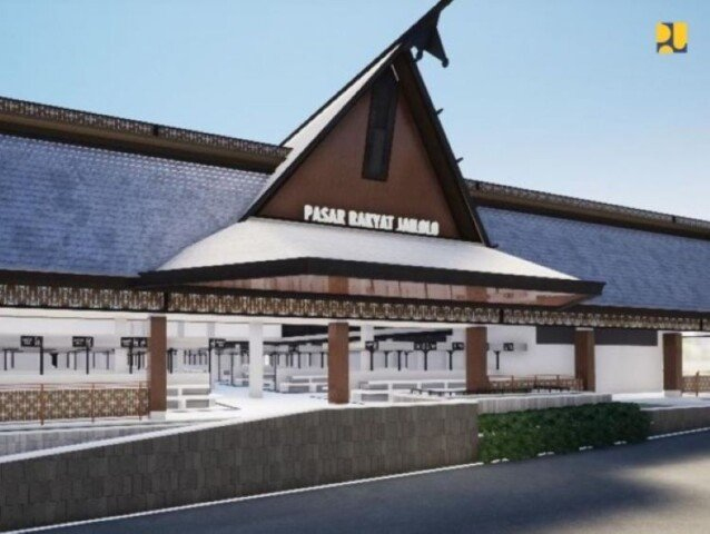 Kementerian PUPR Rekonstruksi Pasar Rakyat Jailolo di Halmahera&nbsp;Barat