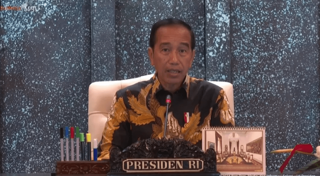 Presiden Pimpin Sidang Kabinet Paripurna Terakhir di Istana Garuda&nbsp;IKN